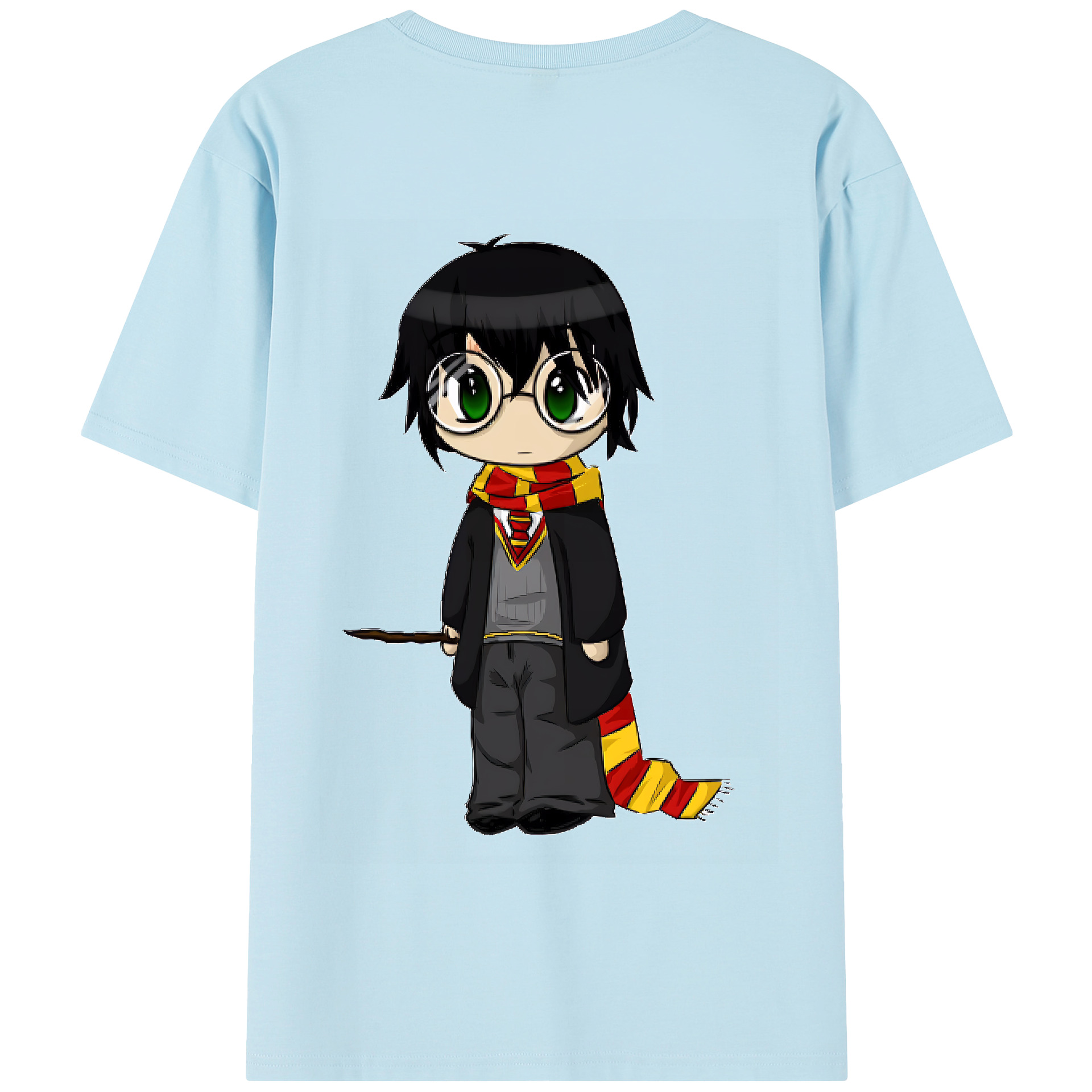 （画像用） Harry Potter ハリー・ポッターシリーズ 綿100％半袖Tシャツ（背面プリント）